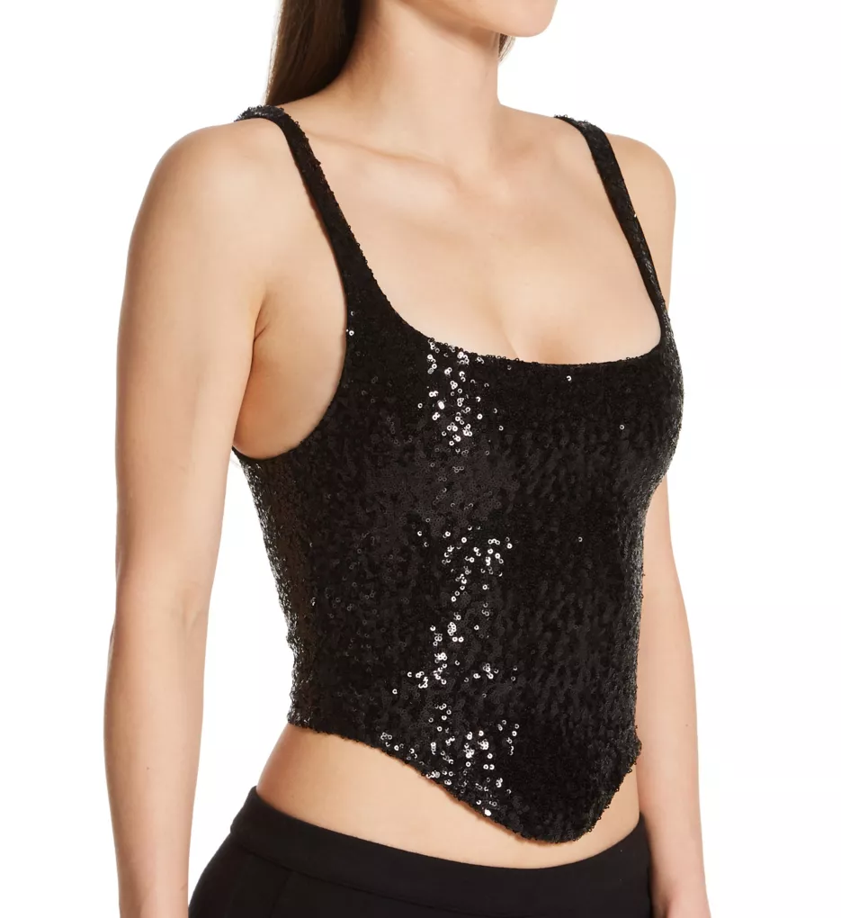 Only Hearts Shine On Sequined Corset Tank 46183 - Image 1