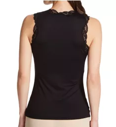 Delicious V-Neck Shell Tank Black L