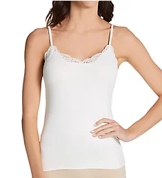 Delicious Camisole with Adjustable Lace Straps Cream S