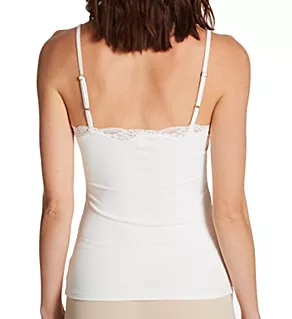 Delicious Camisole with Adjustable Lace Straps Cream S