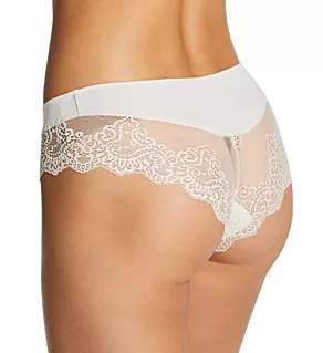 So Fine Lace Trim Hipster Panty Bone S