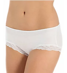 Organic Cotton Hipster Panty White S