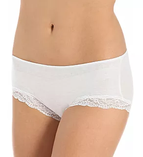 Organic Cotton Hipster Panty White S
