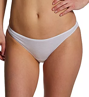 Organic Cotton Bikini Panty White S