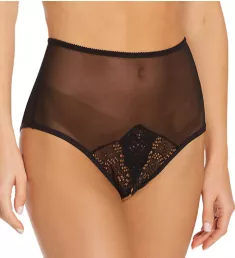 Whisper Hi Waist Brief Panty Black S