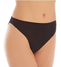Organic Hi-Cut Bikini Brief Panty Black S