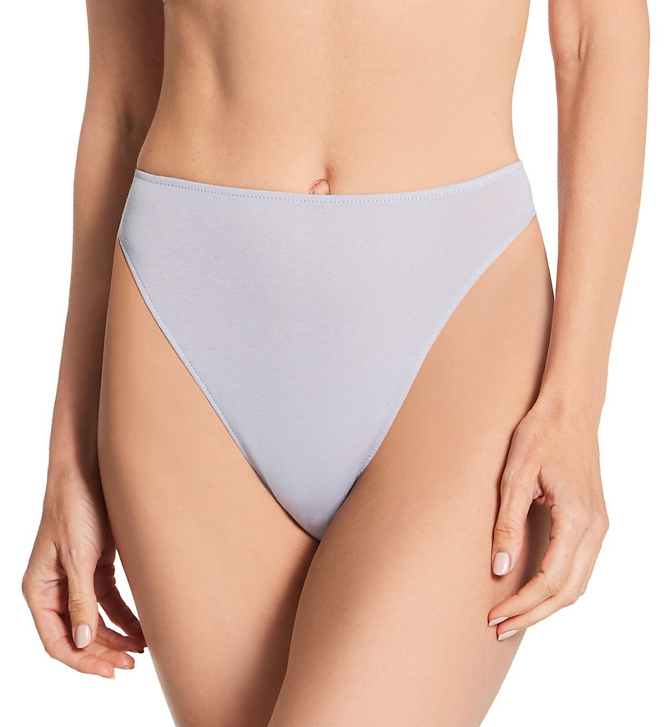 Only Hearts : Only Hearts 51663 Organic Hi-Cut Bikini Brief Panty (Dove Grey S)