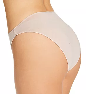Organic Hi-Cut Bikini Brief Panty Bone S