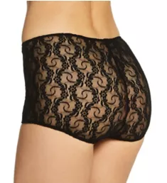 Stretch Lace Boyshort Panty Black M