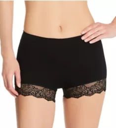 So Fine Lace Boyshort Panty Black S