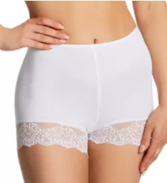 So Fine Lace Boyshort Panty White S