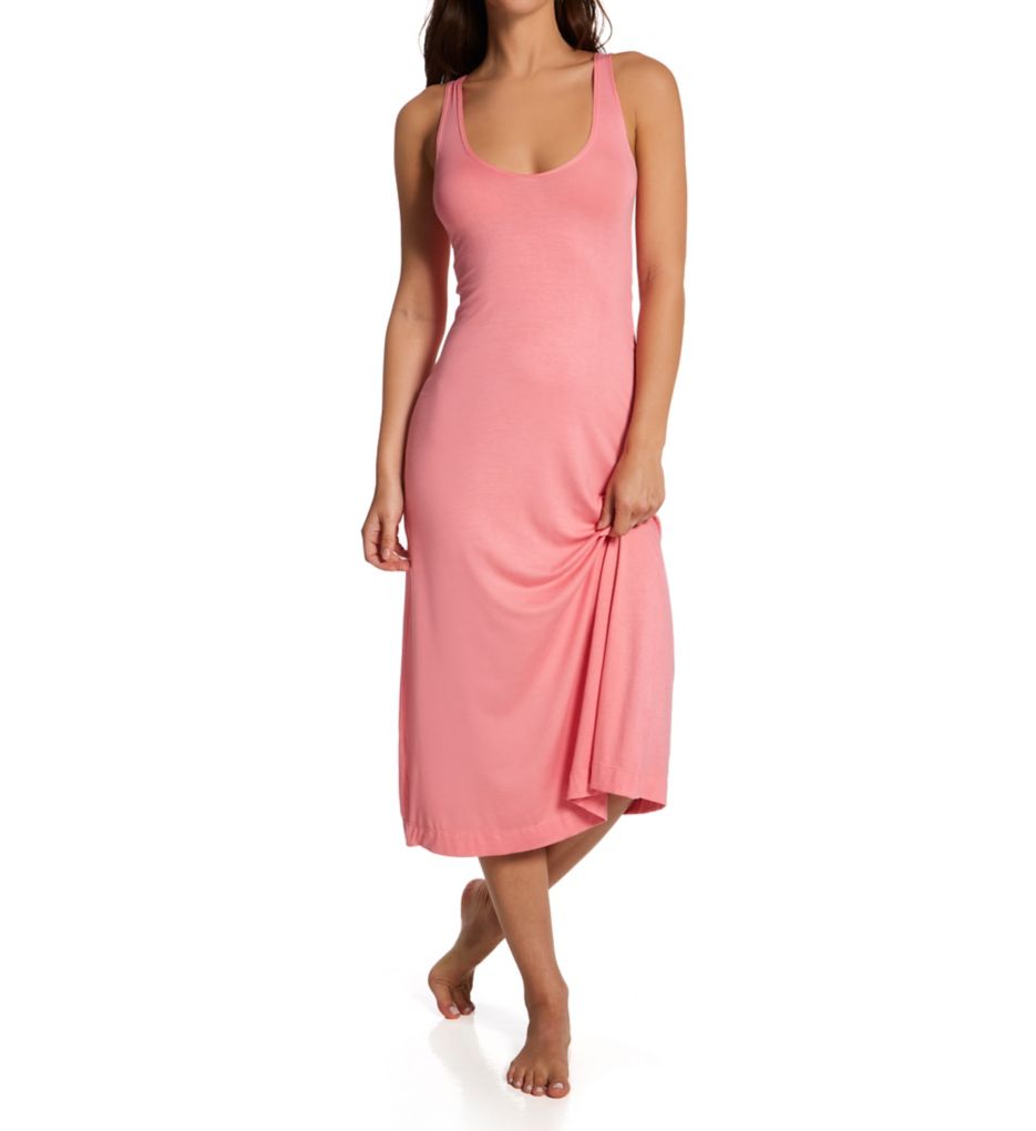 Underpinnings V-Neck Gown-fs