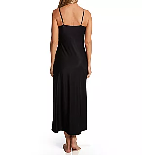 Second Skins Spaghetti Strap Gown Slip Black P/S