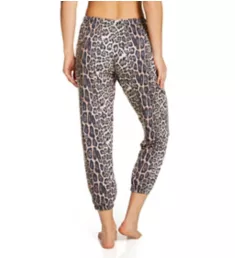 Cropped Leopard Print Sweatpant Leopard S/M