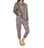 Onzie Cropped Leopard Print Sweatpant 2256 - Image 3