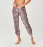 Onzie Cropped Leopard Print Sweatpant 2256