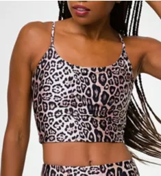 Belle Cami Crop Top Leopard S/M