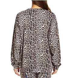 Boyfriend Leopard Print Sweatshirt Leopard O/S