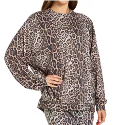 Boyfriend Leopard Print Sweatshirt