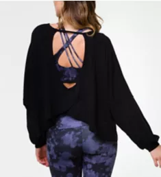 Om Open Back Flowy Top