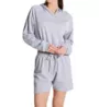 Onzie Cinch Drawstring Crop Fleece Hoodie 3816 - Image 4