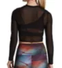 Onzie Sheer Lotus Long Sleeve Crop Top 3820 - Image 2