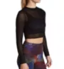 Onzie Sheer Lotus Long Sleeve Crop Top 3820 - Image 1