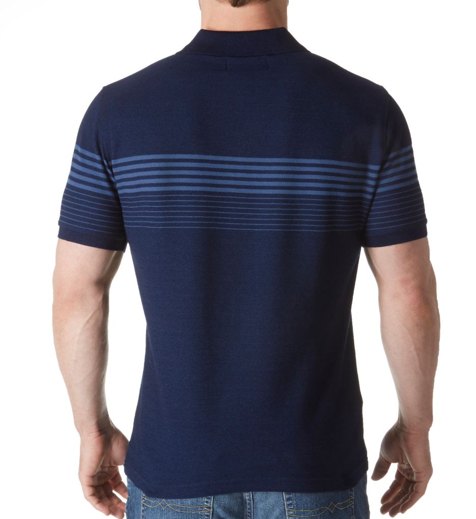 Vintage Indigo Striped Polo