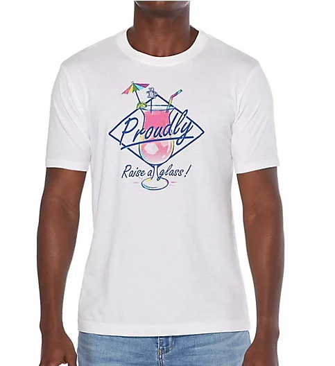 Original Penguin Pride Raise Your Glass Graphic T-Shirt OPKM622
