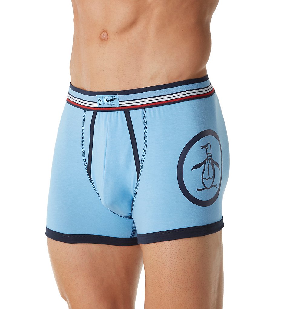 Original Penguin RPM5412 Fashion Pete Logo Cotton Stretch Trunk (Little Boy Blue)