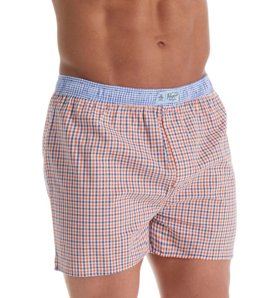 Volley 100% Cotton Plaid Woven Boxers - 3 Pack-gs