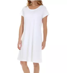 Butterknits Cap Sleeve Nightgown White XL