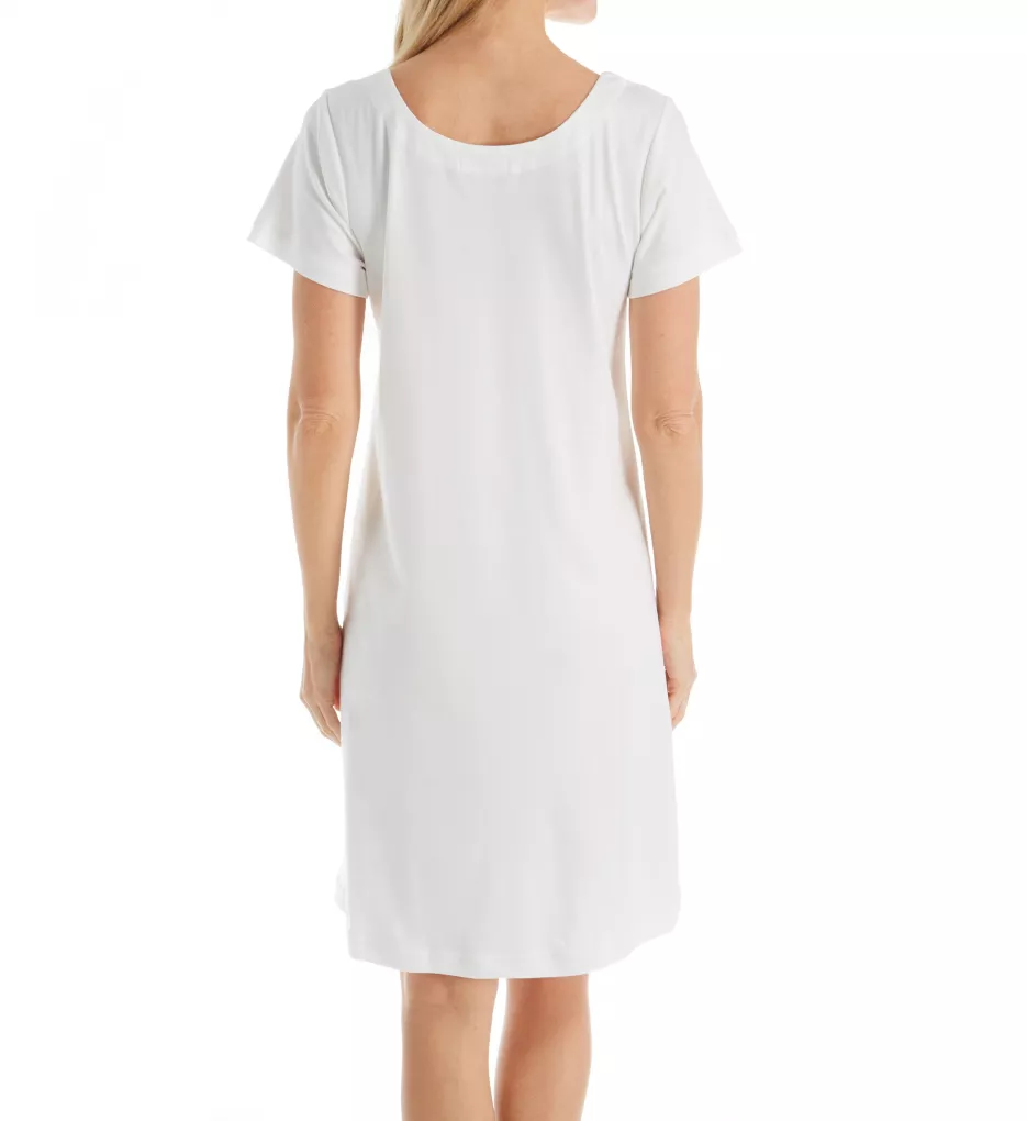 Butterknits Cap Sleeve Nightgown White XS