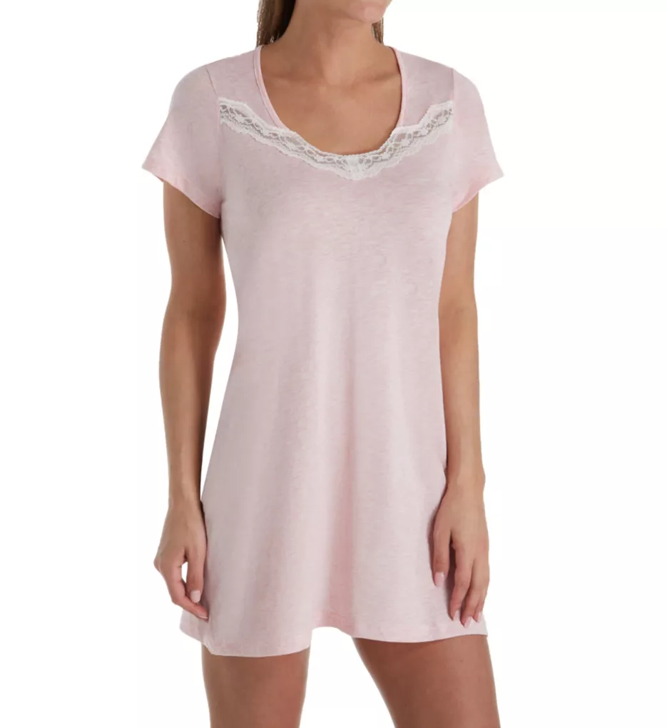 Jaspe & Lace Nightgown Pink XL