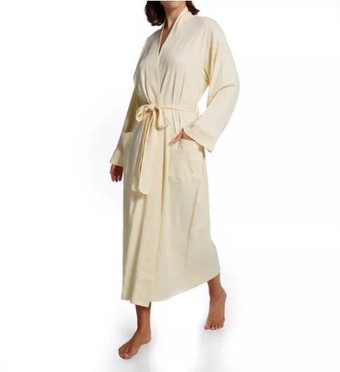 P-Jamas Butterknits Long Wrap Robe 355660