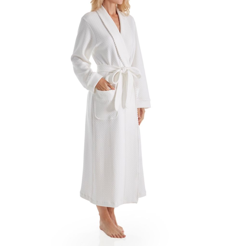 P-Jamas Quilted Basketweave Robe 358700 - P-Jamas Sleepwear