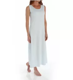 Ankle Length Sleeveless Butterknits Nightgown Blue XS