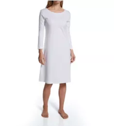 Butterknits Long Sleeve Gown White XS