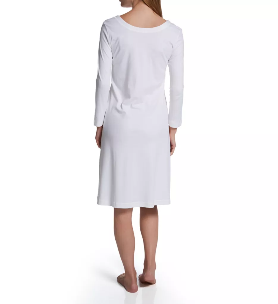 Butterknits Long Sleeve Gown White XS