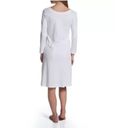 Butterknits Long Sleeve Gown White XS