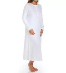 48 Inch Henley Long Gown White L