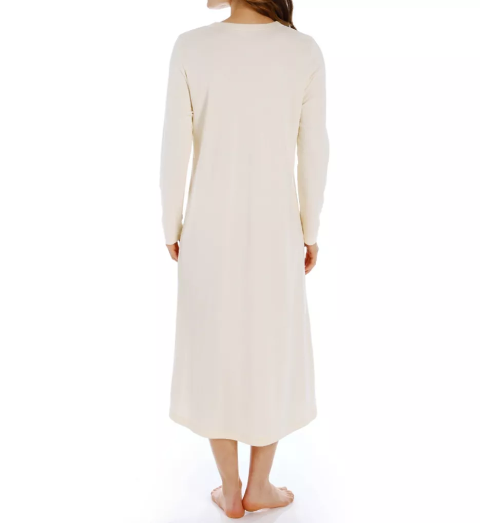P-Jamas 48 Inch Henley Long Gown 387660 - Image 2