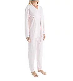 Leopard Print Jersey Pajama Soft Pink XS