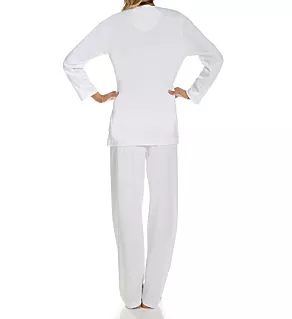 Butterknits Pajama Set White XL