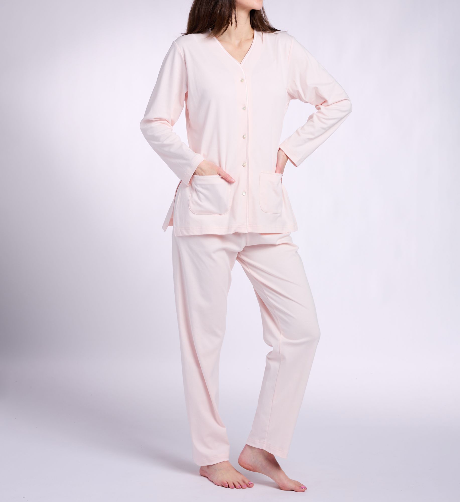 P-Jamas Butterknits Pajama Set Pink L  - Image 1