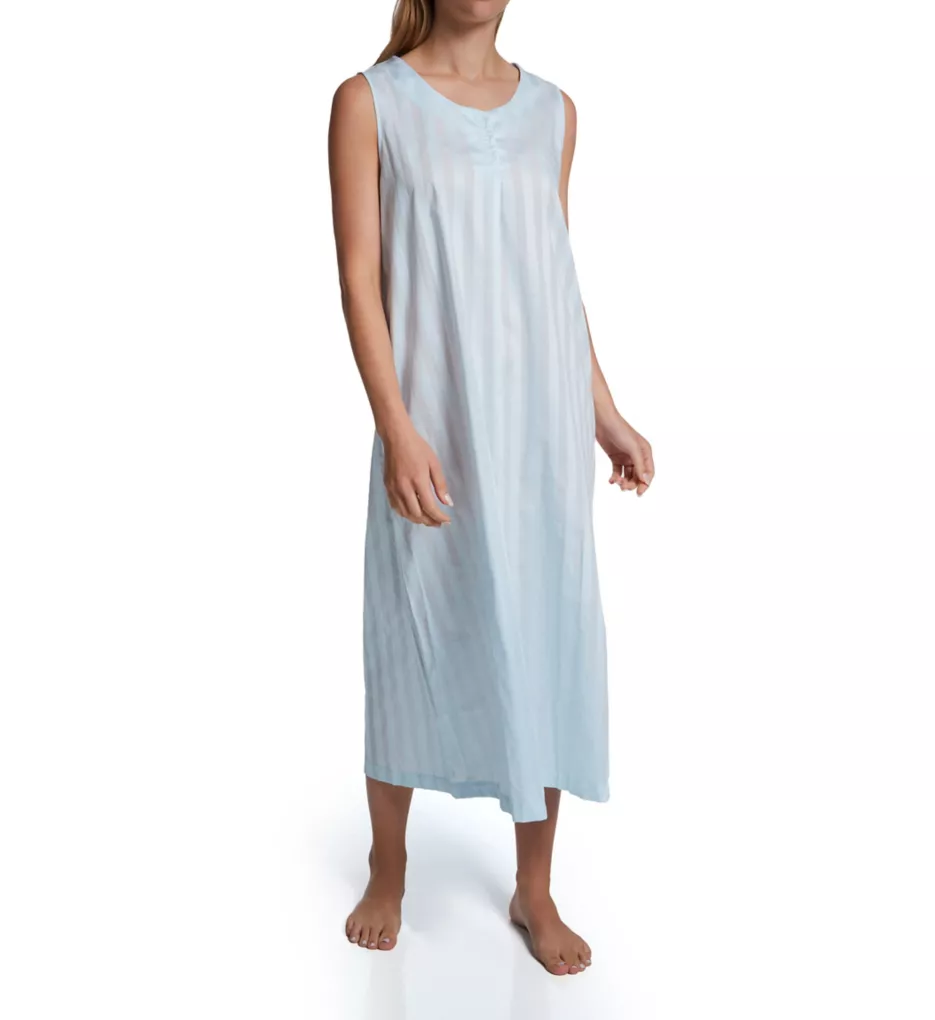 Tina's Sleeveless Long Gown Blue S
