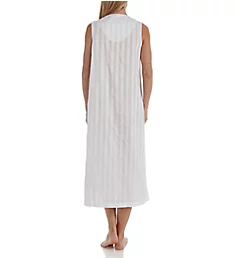 Tina's Sleeveless Long Gown White M