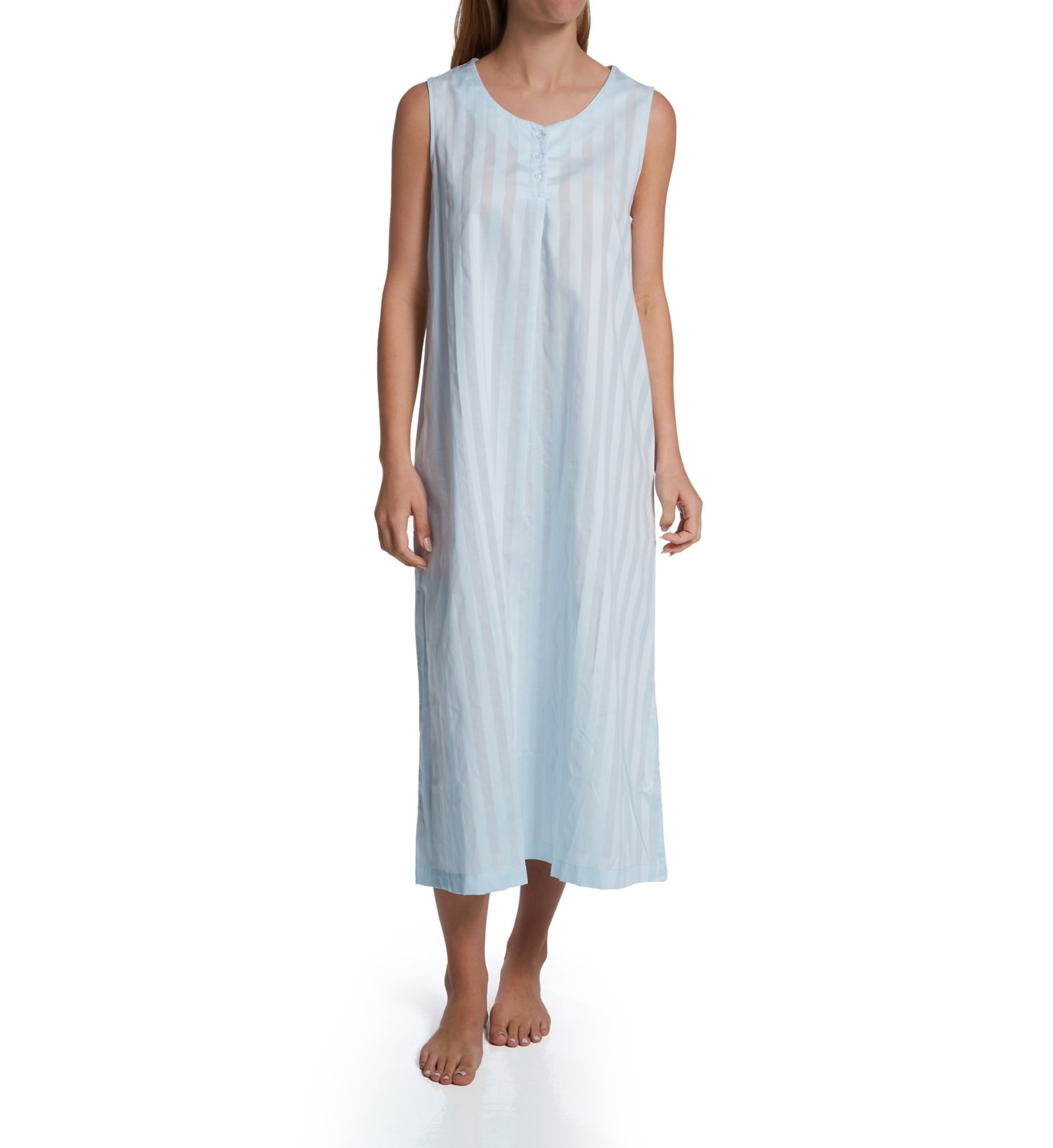 P-Jamas Tina's Sleeveless Long Gown Blue S  - Image 1