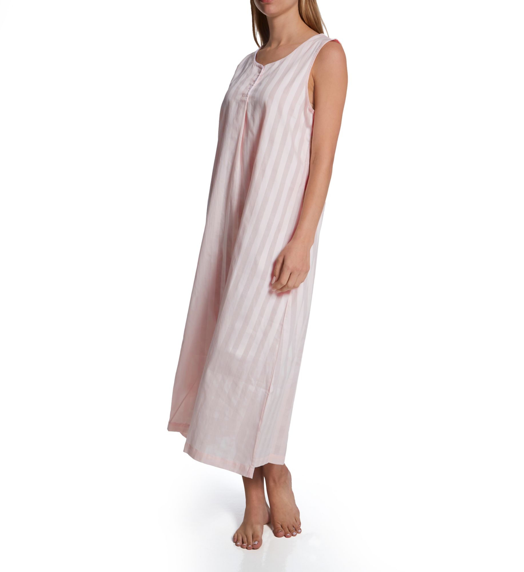 P-Jamas Tina's Sleeveless Long Gown Pink M  - Image 1