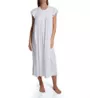 P-Jamas Daisy Smocked Cap Sleeve Nightgown Daisy - Image 1